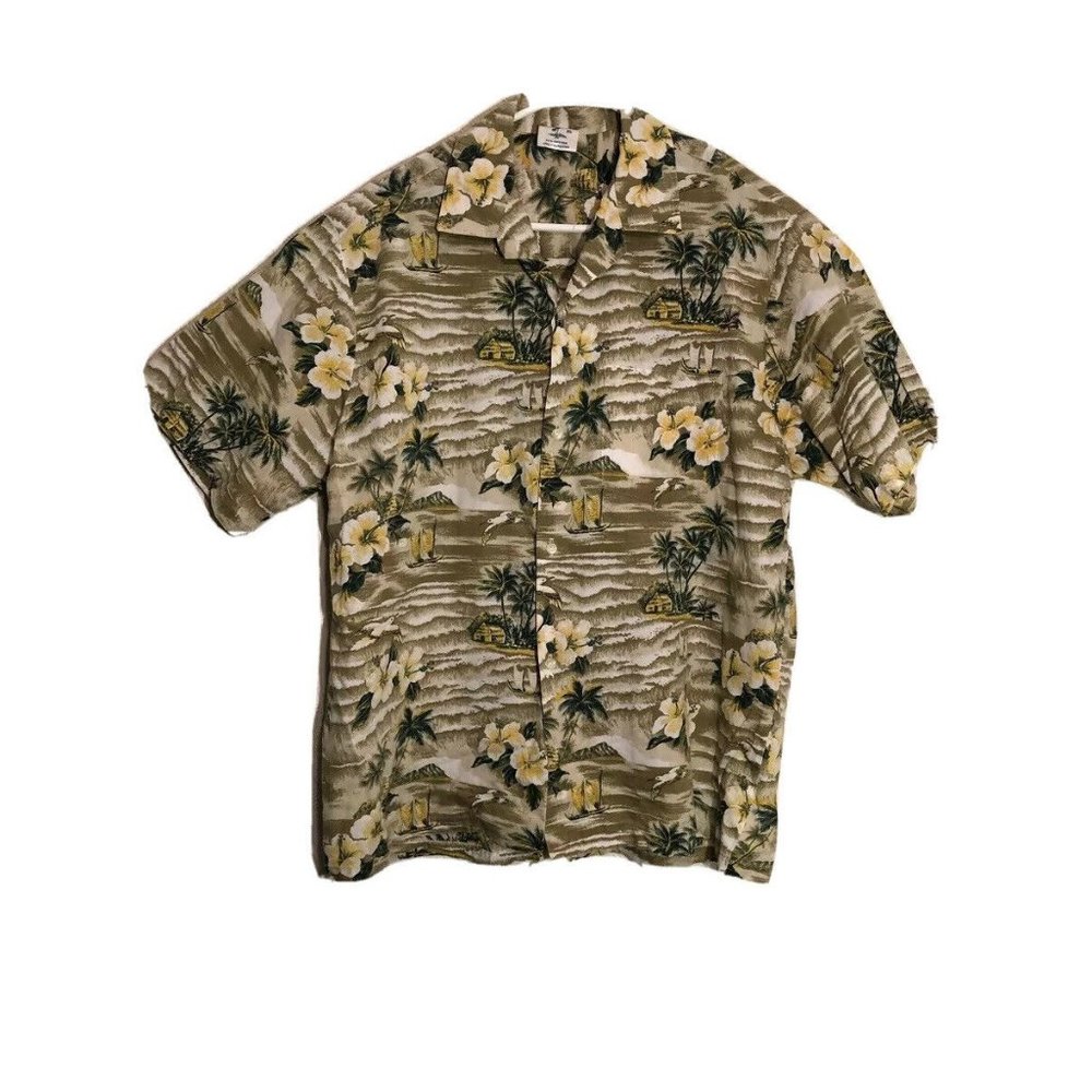 Hana Fashion Made in Hawaii Hawaiian Floral Extra Large Mens Cotton/ Polyester